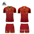 Προσαρμοσμένη ποιότητα ποδοσφαίρου Jersey Custom Men Footabll Uniforms